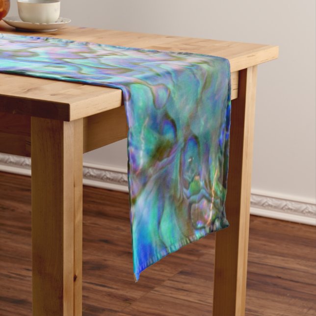 KIWI NEW ZEALAND PAUA  SHORT TABLE RUNNER (In Situ)