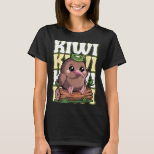 Kiwi New Zealand Quote For A Kiwi Bird Lover T-Shirt