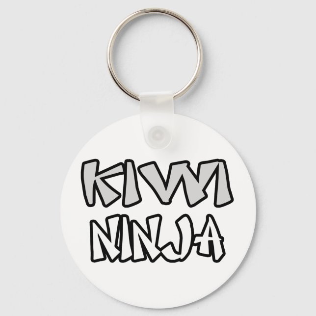 Kiwi Ninja Key Ring (Front)
