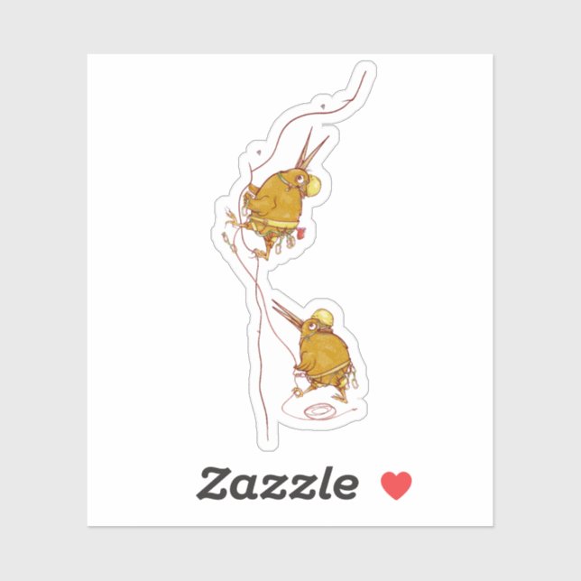 Kiwi NZ BIRDS ROCK CLIMBING (Sheet)