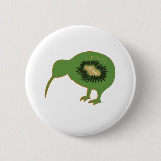 kiwi nz kiwifruit 6 cm round badge