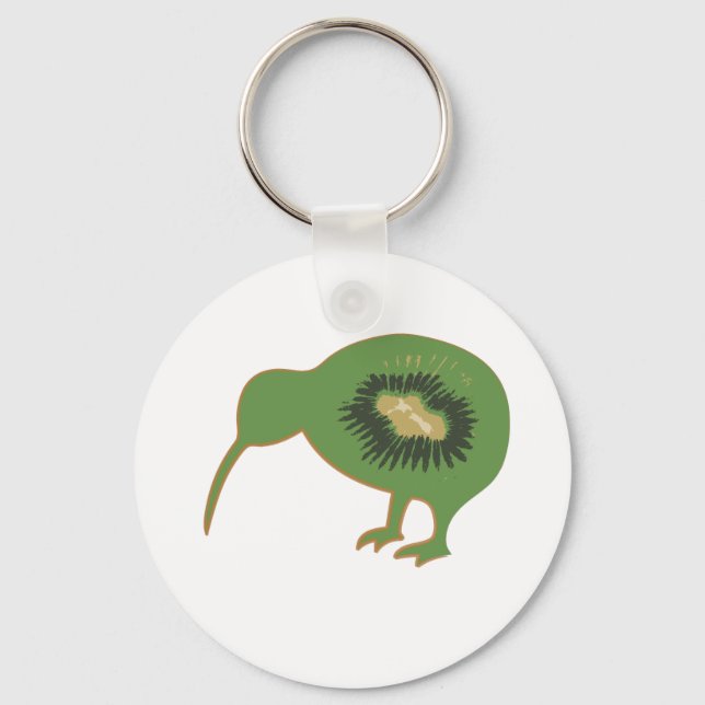 kiwi nz kiwifruit key ring (Front)