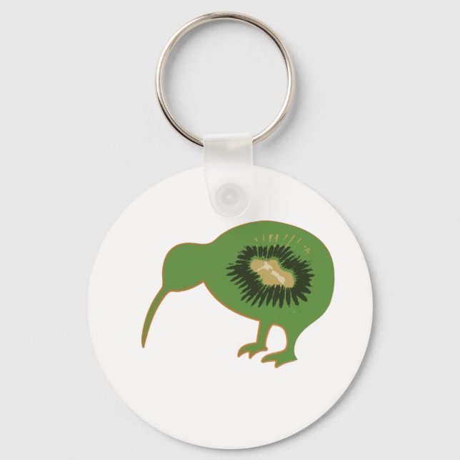 kiwi nz kiwifruit key ring (Front)