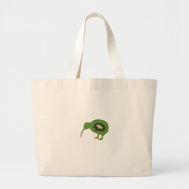 kiwi nz kiwifruit large tote bag (Front)
