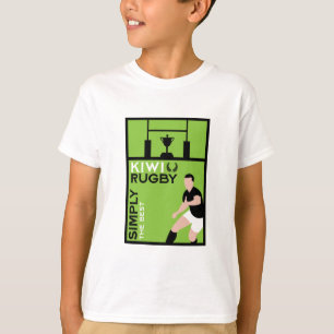 Kiwi NZ Rugby Players Art T-Shirt