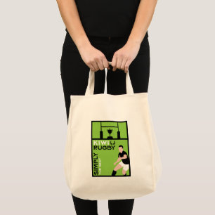 Kiwi NZ Rugby Players Art Tote Bag