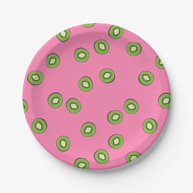 Kiwi Paper Plate (Front)