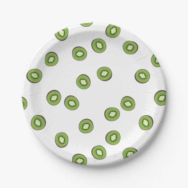 Kiwi Paper Plate (Front)