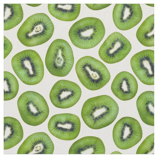 Kiwi Pattern Fabric (Close Up)
