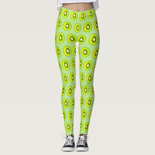 Kiwi Pattern Leggings