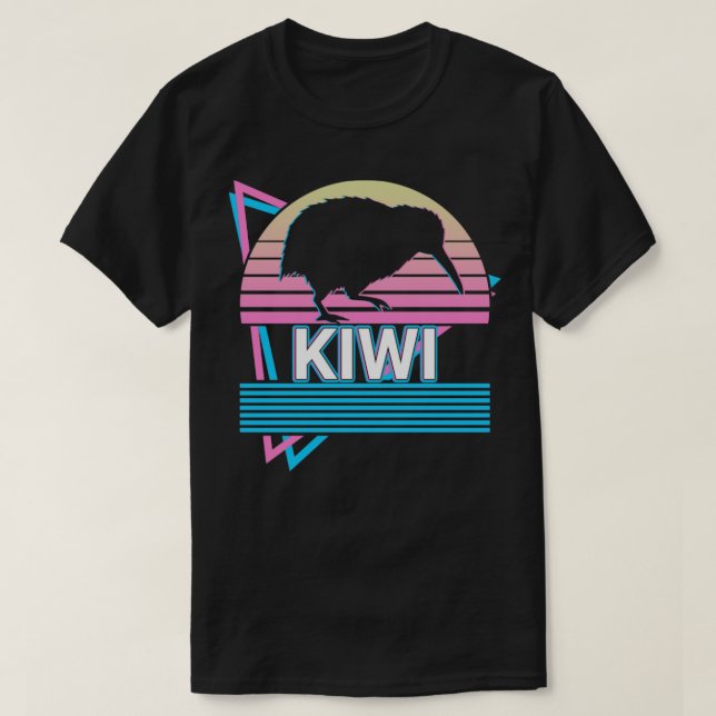 Kiwi Retro Gift T-Shirt (Design Front)