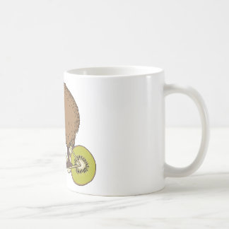 Kiwi Riding Bike With Kiwi Wheels Coffee Mug