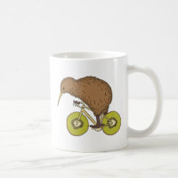 Kiwi Riding Bike With Kiwi Wheels