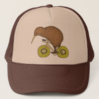 Kiwi Riding Bike With Kiwi Wheels