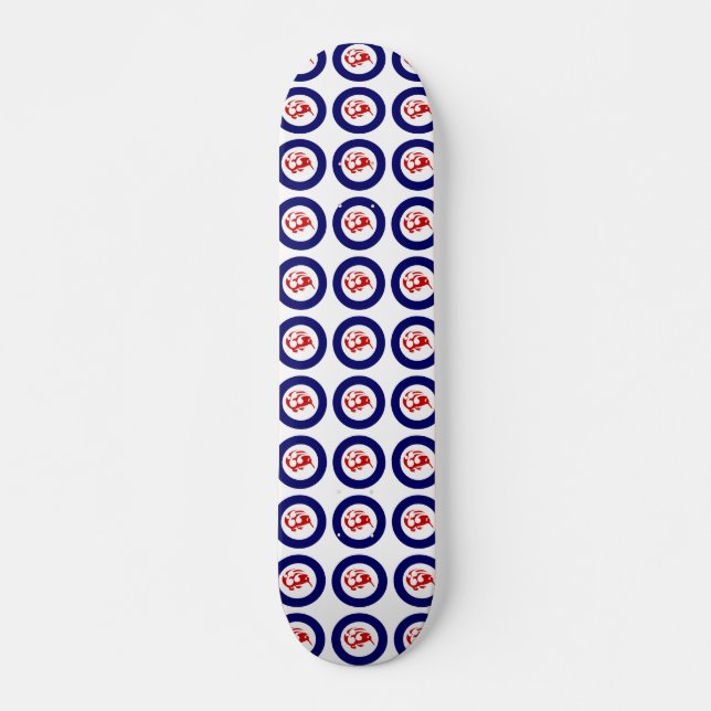 Kiwi Roundel Skateboard (Front)