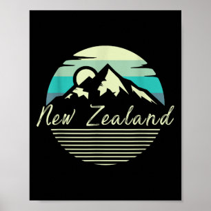 Kiwi Rugby New Zealand Country Gift New Zealand Poster