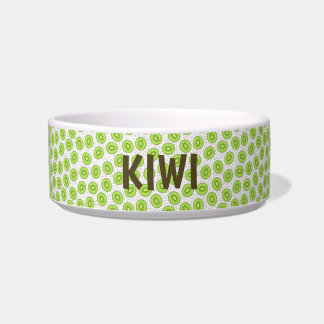 Kiwi Seeds Ceramic Pet Bowl