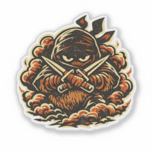 Kiwi Shadow Ninja — Funny Fruit Dark Ninja Vintage