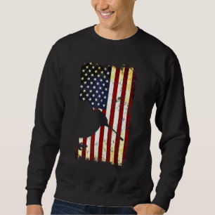 Kiwi Silhouette American Flag 4th Of July Sweatshirt