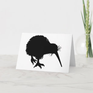 Kiwi Silhouette Card