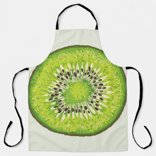 Kiwi Slice illustration pattern Apron