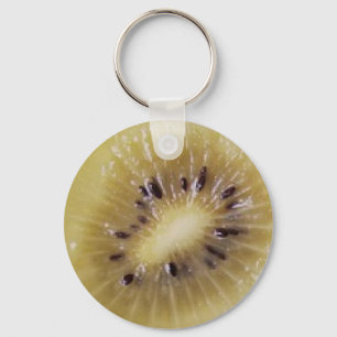 Kiwi slice key ring