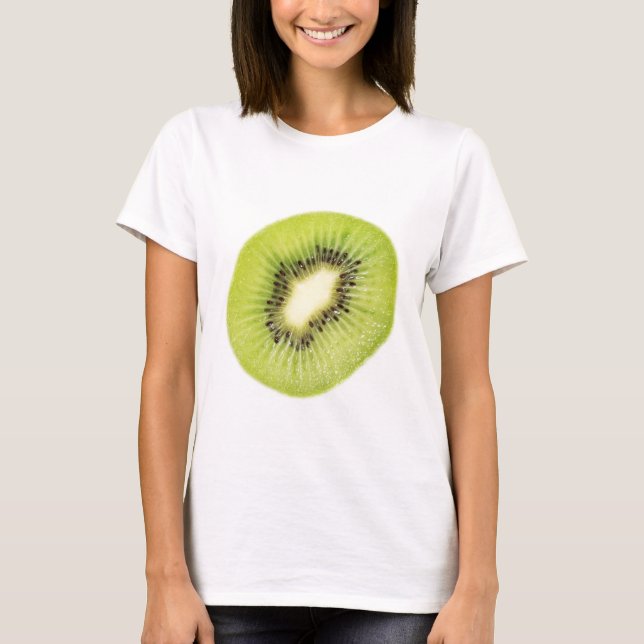 Kiwi slice macro T-Shirt (Front)