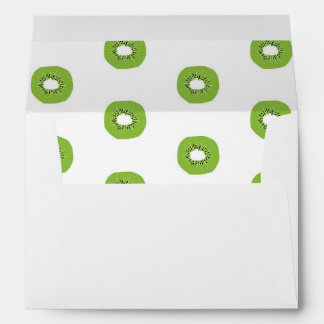 Kiwi Slice Pattern Envelope