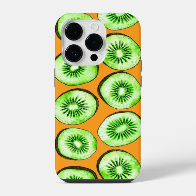 Kiwi slices iPhone case (Back)