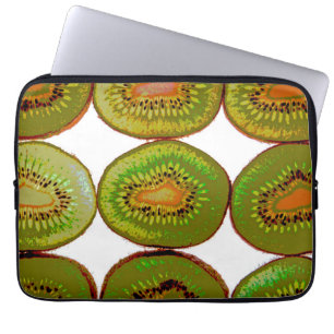 Kiwi slices laptop sleeve