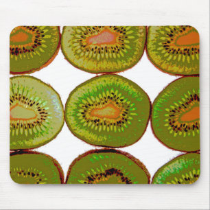 Kiwi slices mouse mat