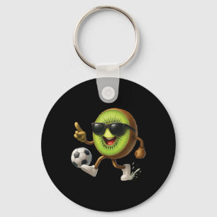 Kiwi Soccer Key Ring