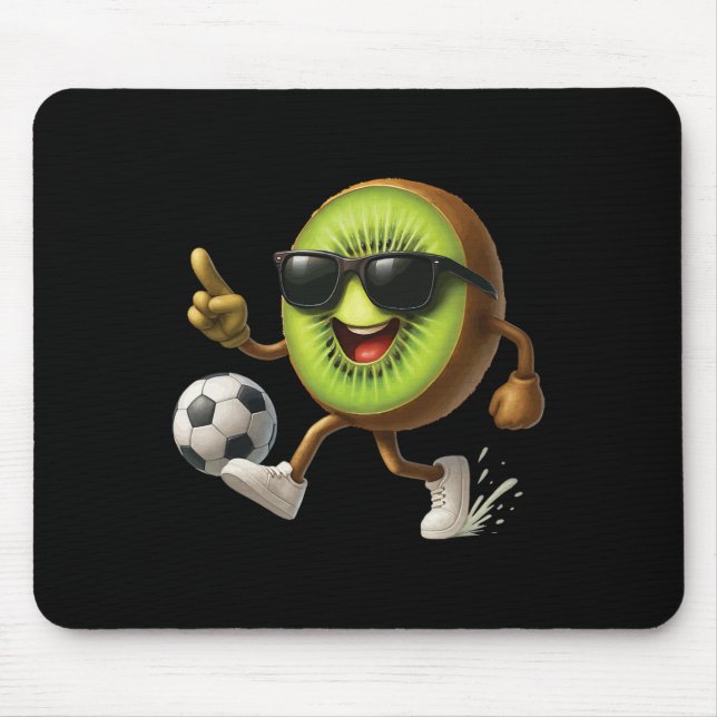 Kiwi Soccer  Mouse Mat (Front)