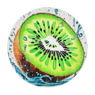 Kiwi Splash of Freshness Cutting Board