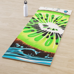 Kiwi Splash of Freshness Yoga Mat