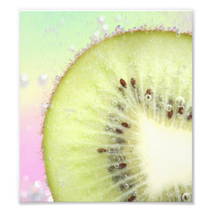 Kiwi splash photo print