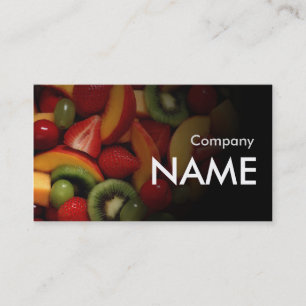 Kiwi Strawberry Fresh Juice Vegetarian Card