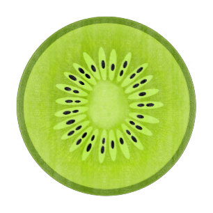 Kiwi Stylised Fruit Slice Cutting Board