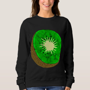 Kiwi Summer Tropical Exotic Sour Fruit Vegetarian  Sweatshirt