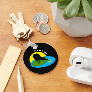 Kiwi the New Zealand Bird, Bro travel / fashion Key Ring