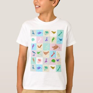 Kiwiana pop art bird pattern T-Shirt