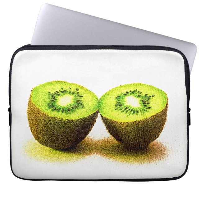 "Kiwifruit" Cute Photo. Buy Now Laptop Sleeve (Front)