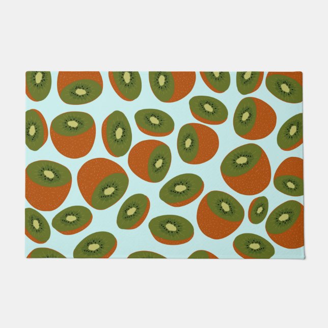 Kiwifruit Pattern Doormat (Front)