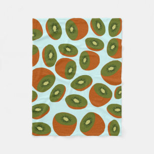 Kiwifruit Pattern Fleece Blanket