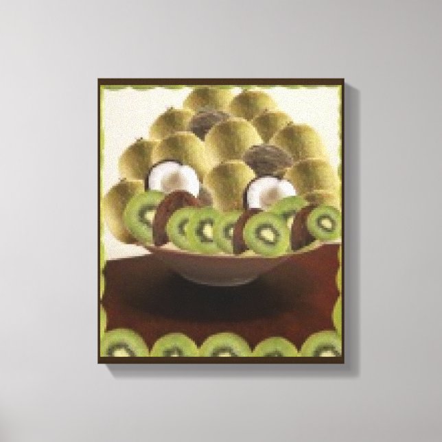 Kiwinut Kitchen Design Canvas Print (Front)