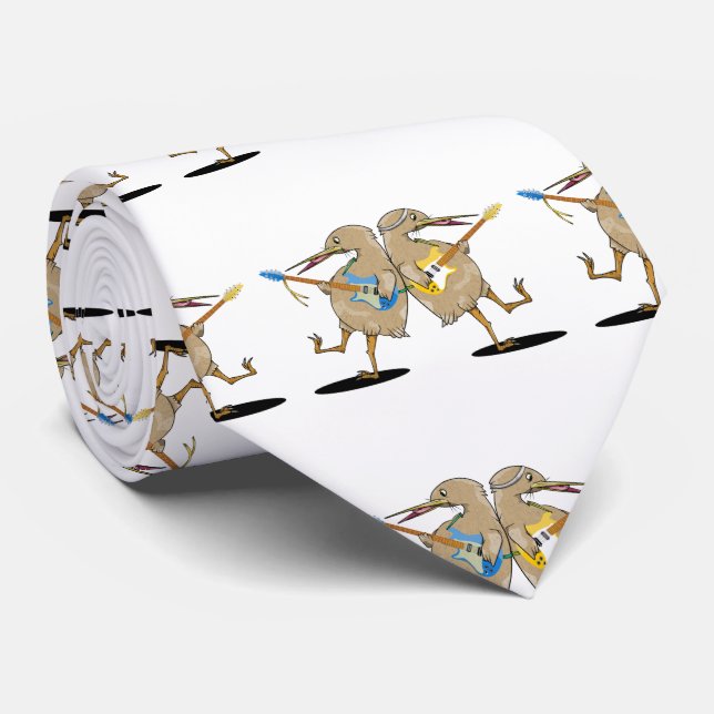 Kiwis Guitar Battle Tie (Rolled)