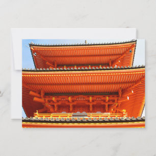Kiyomizu-dera temple, Kyoto, Japan Card