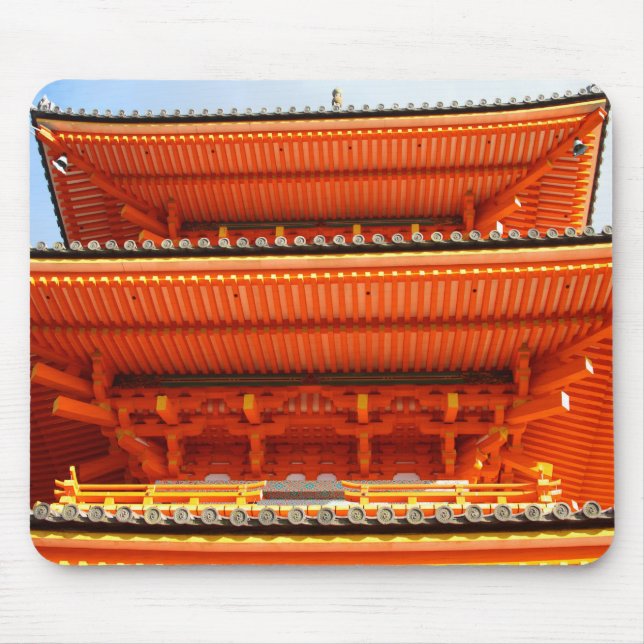 Kiyomizu-dera temple, Kyoto, Japan Mouse Mat (Front)