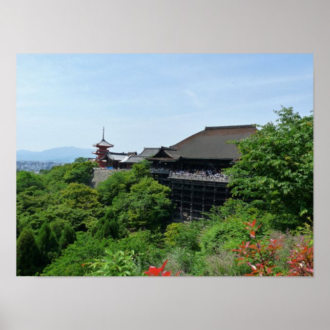 Kiyomizu-dera Temple Kyoto Japan Poster (Front)