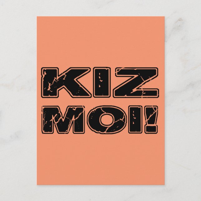 Kiz Moi! Kizomba French Postcard (Front)